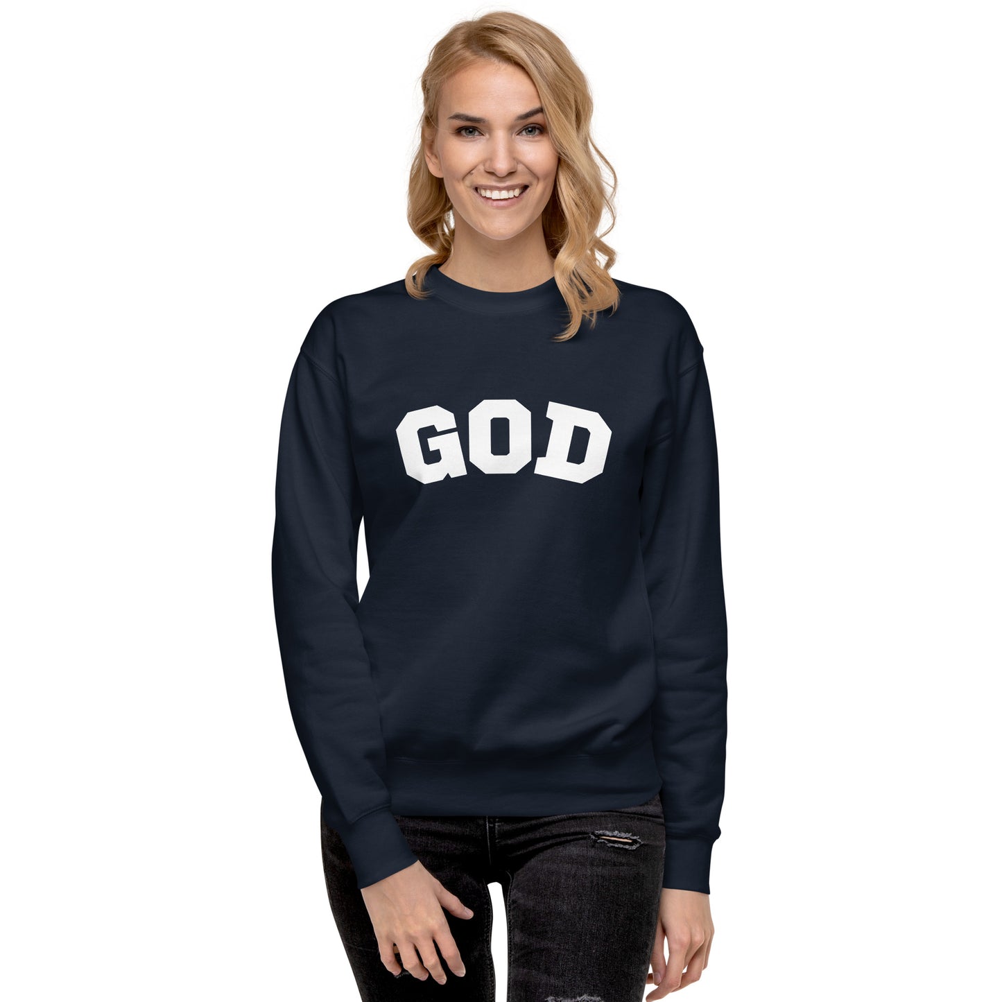 "God" Unisex Premium Sweatshirt