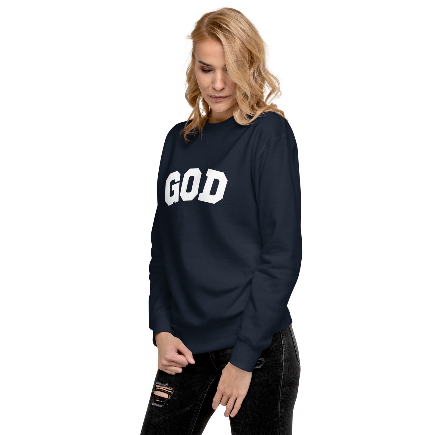 "God" Unisex Premium Sweatshirt