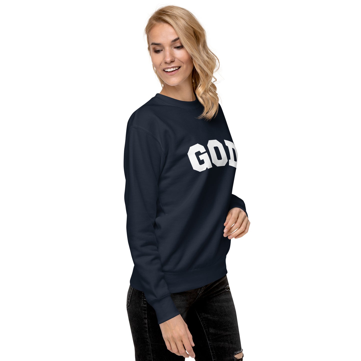 "God" Unisex Premium Sweatshirt