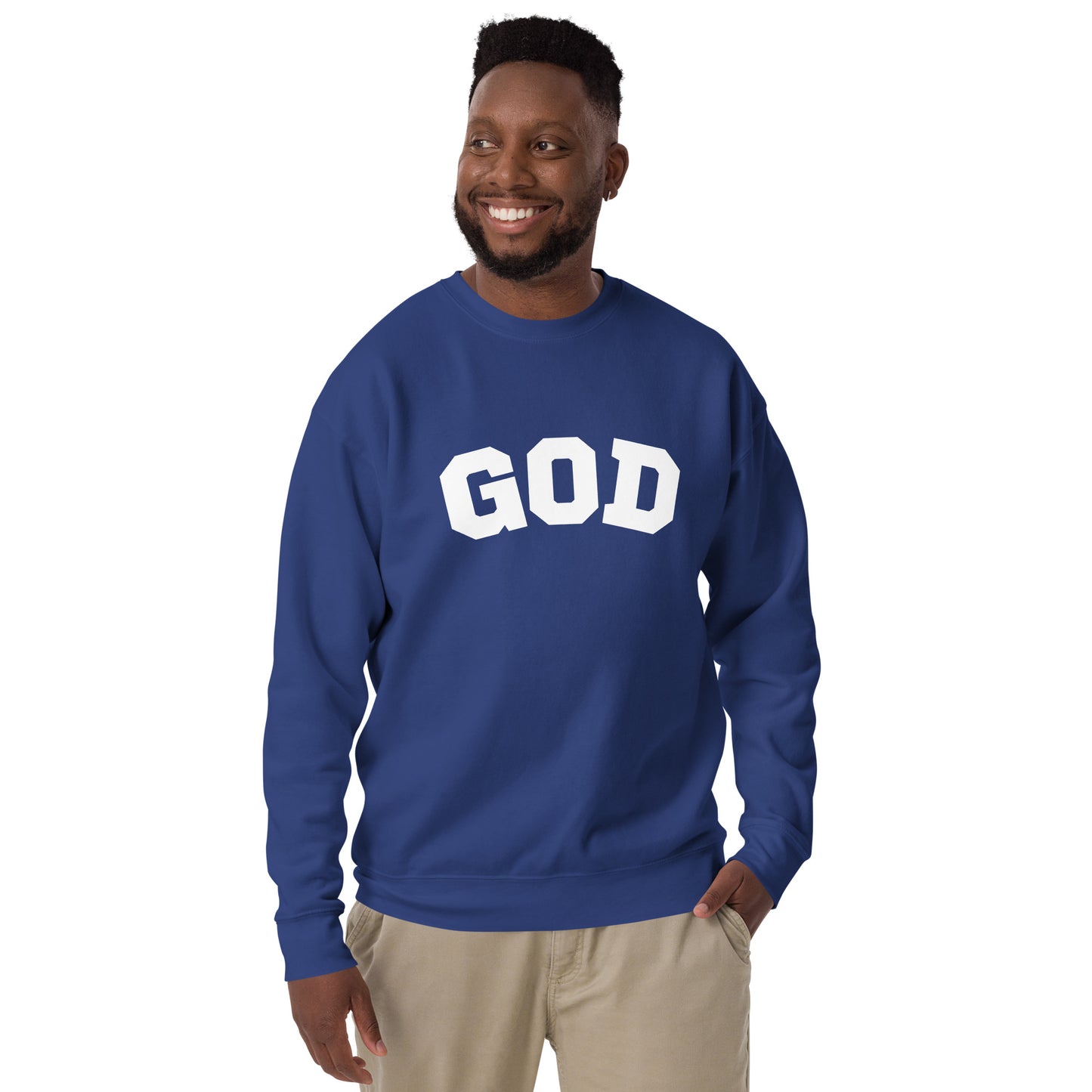 "God" Unisex Premium Sweatshirt