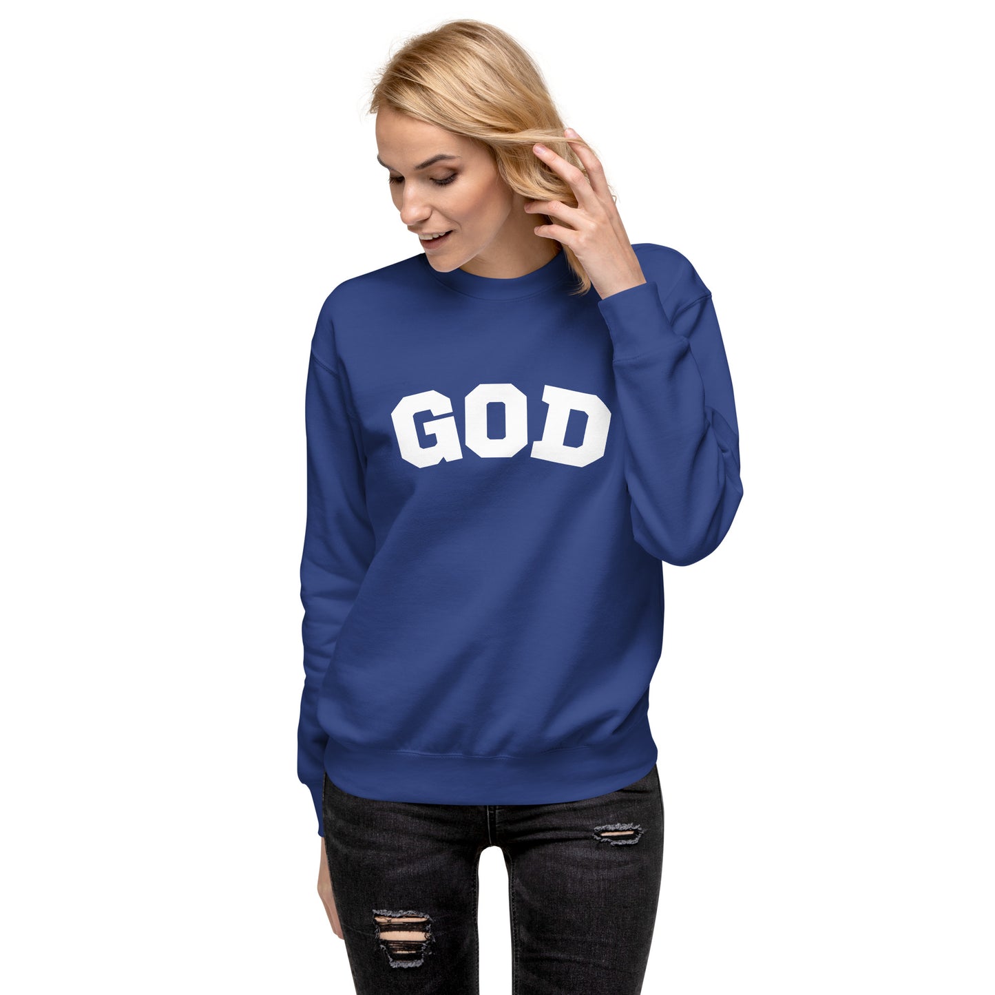 "God" Unisex Premium Sweatshirt