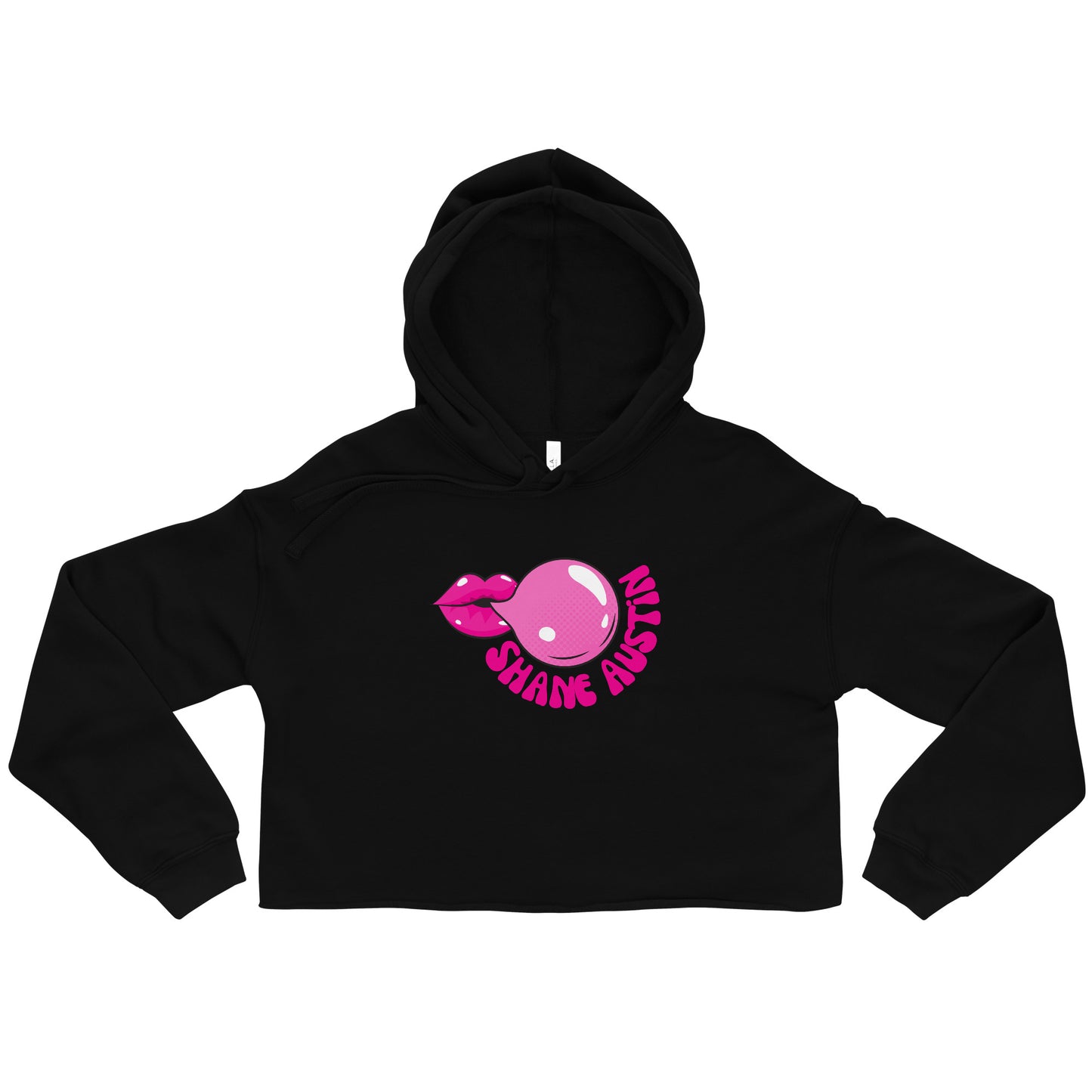 Bubble Gum Crop Hoodie