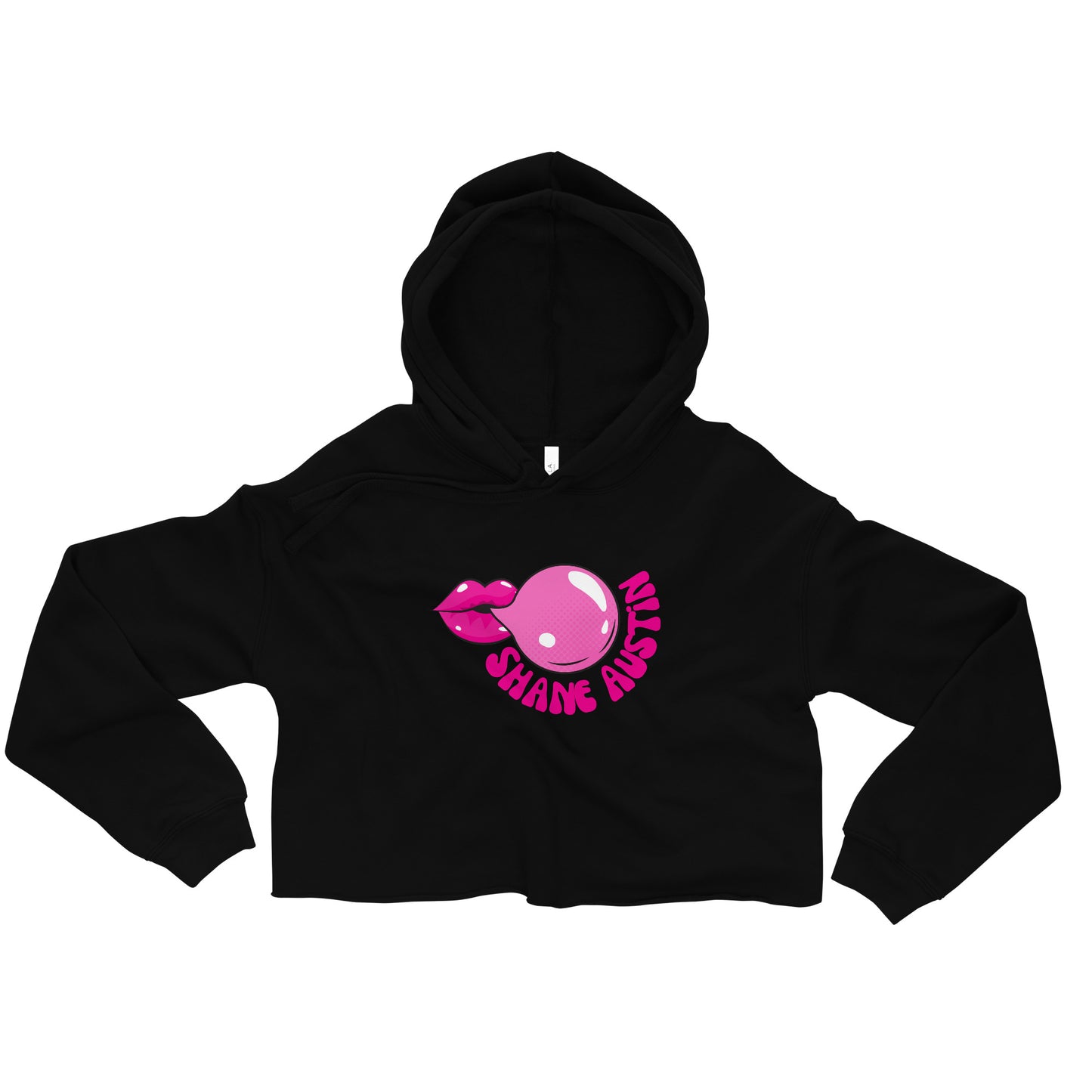 Bubble Gum Crop Hoodie