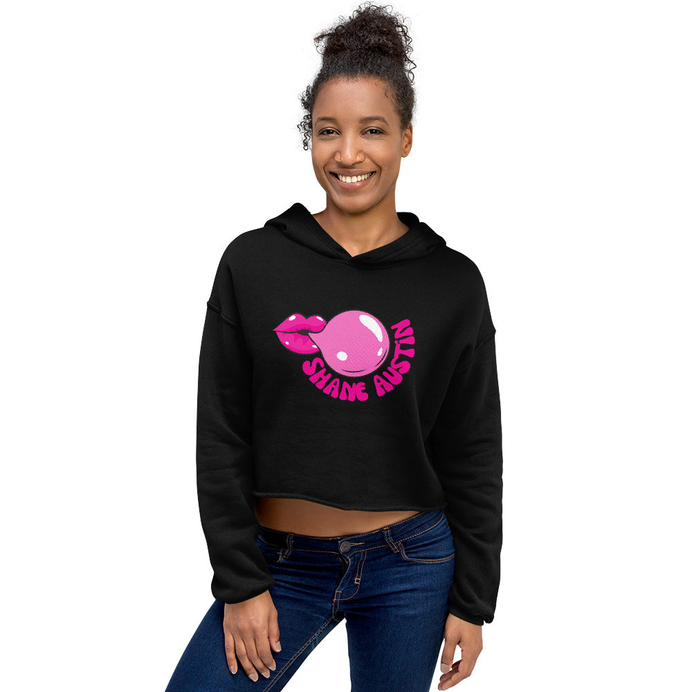 Bubble Gum Crop Hoodie