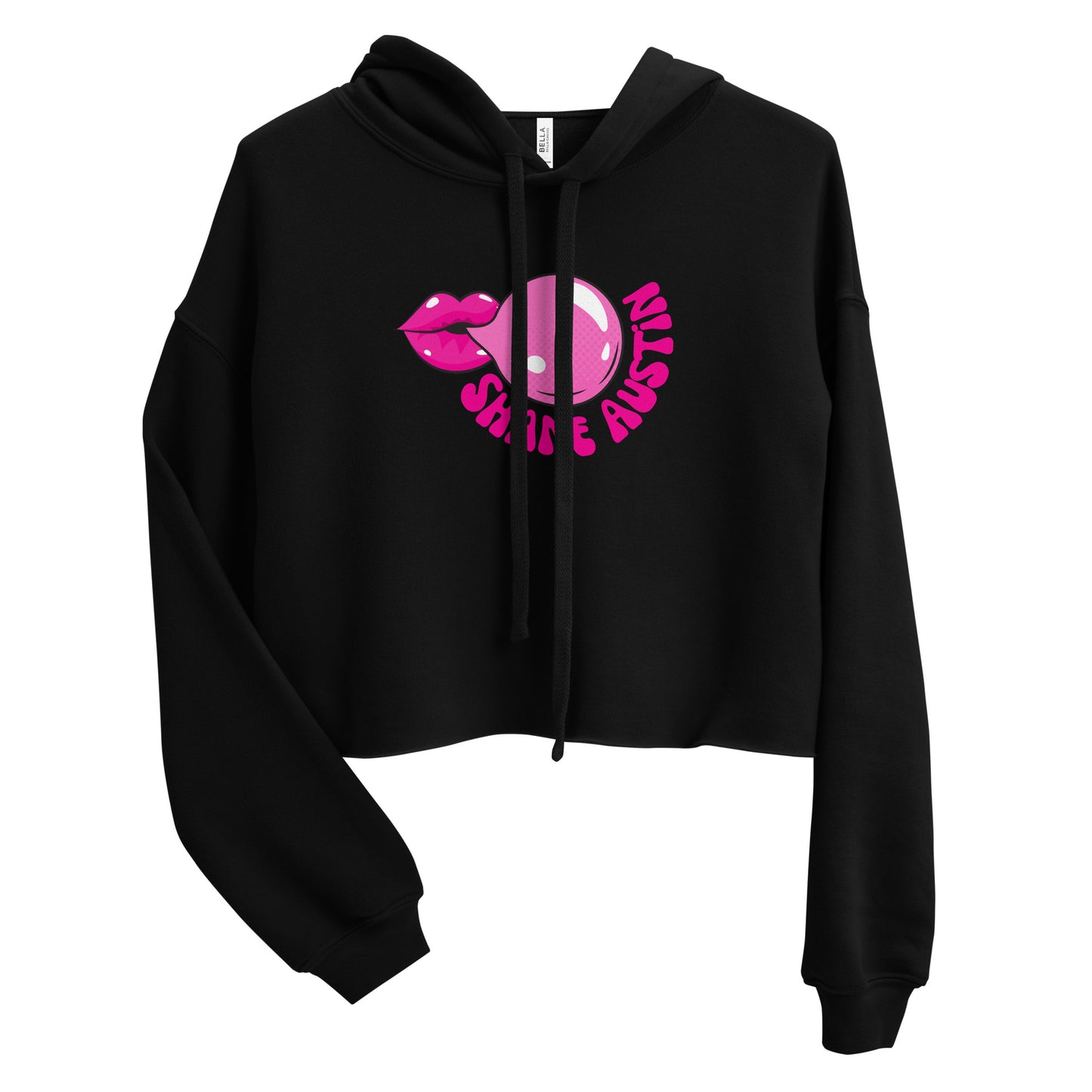 Bubble Gum Crop Hoodie