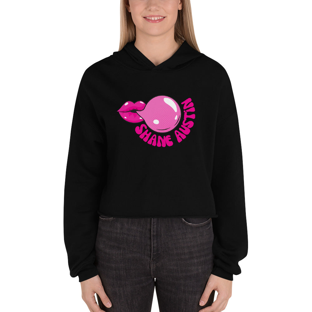 Bubble Gum Crop Hoodie