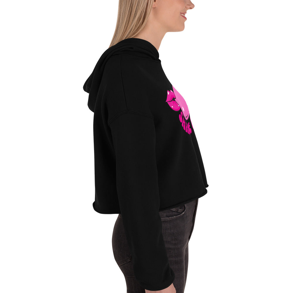 Bubble Gum Crop Hoodie