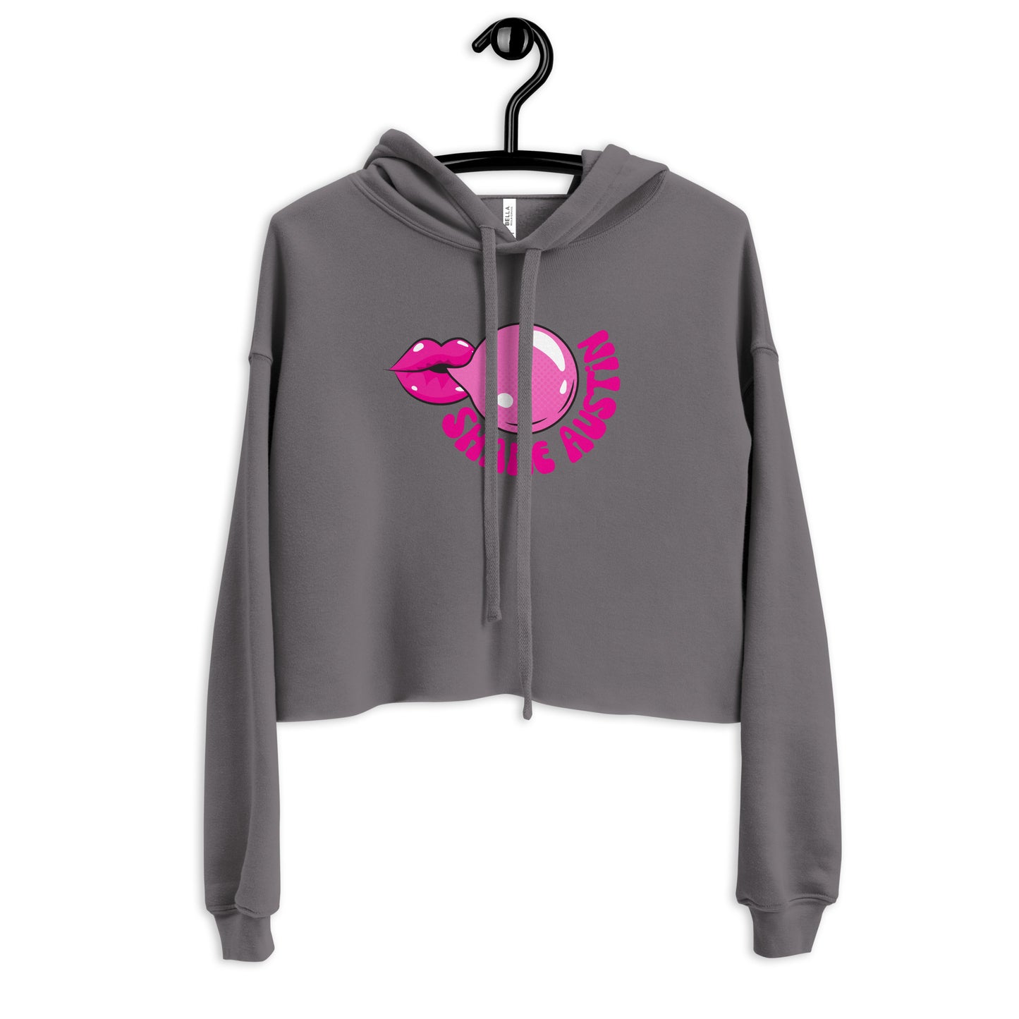 Bubble Gum Crop Hoodie