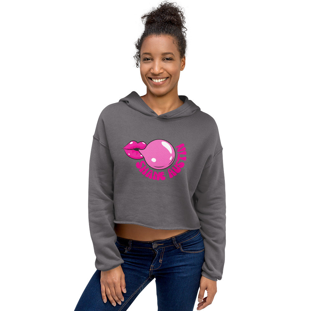 Bubble Gum Crop Hoodie