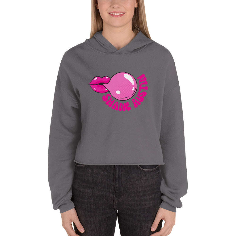 Bubble Gum Crop Hoodie